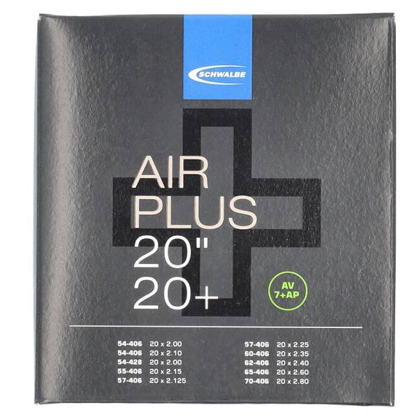 Inner Tubes | Air Plus Inner Tube 20×2.10-2.80" Sv 40mm – Black Inner Tubes Inner Tubes