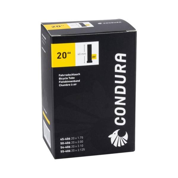 Inner Tubes | Condura Inner Tube 20 x 1.75 – 2.125" Sv 40mm – Black Inner Tubes Inner Tubes