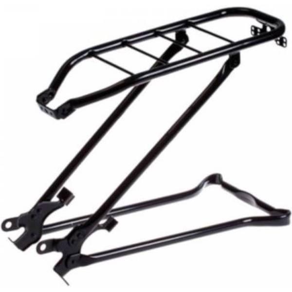 Luggage Carrier | Rear Luggage Carrier with Kickstand 24 Inch Black Luggage Carrier Luggage Carrier