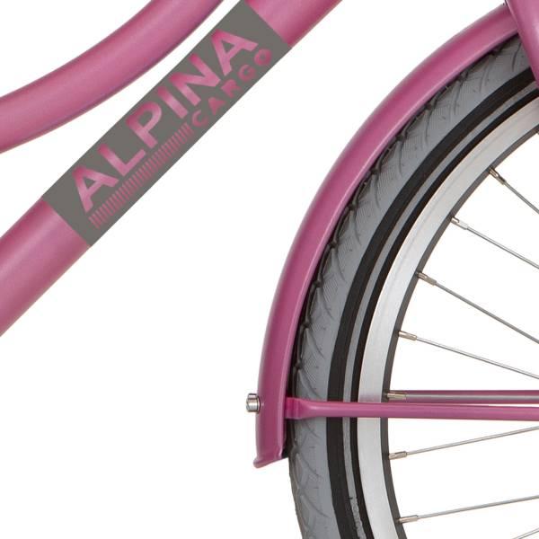 Mudguard | Alpina Fender Set 20" Cargo – Matt Fuchsia Pink Mudguard Mudguard