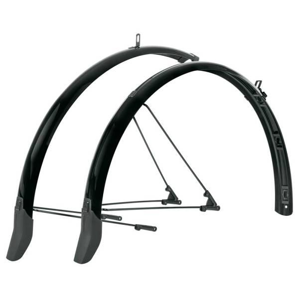 Mudguard | Bluemels Mudguard Set 28" 45mm Cable – Black Mudguard Mudguard