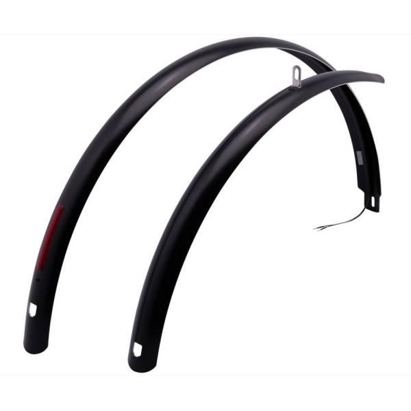 Mudguard | CLite Mudguard Set 28" Rear Light 50mm – Black Mudguard Mudguard