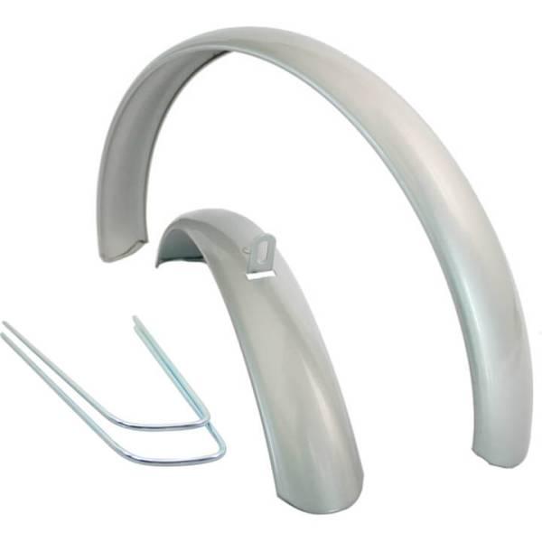 Mudguard | Fender Set 26 Inch Silver Mudguard Mudguard