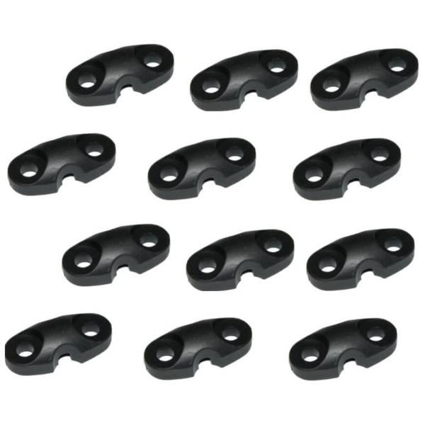 Mudguard Parts | Mudguard Stay Clamp Piece Plastic – Black (1) Mudguard Mudguard Parts