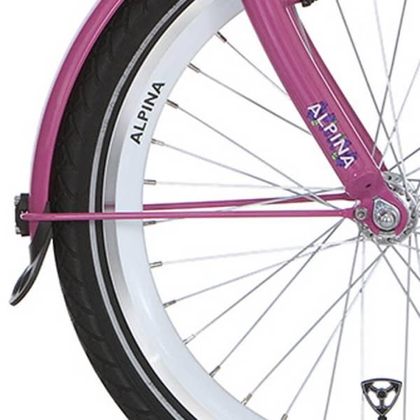 Mudguard Stay | Alpina Fender Stay Set 22" Girlpower – Candy Pink Mudguard Mudguard Stay