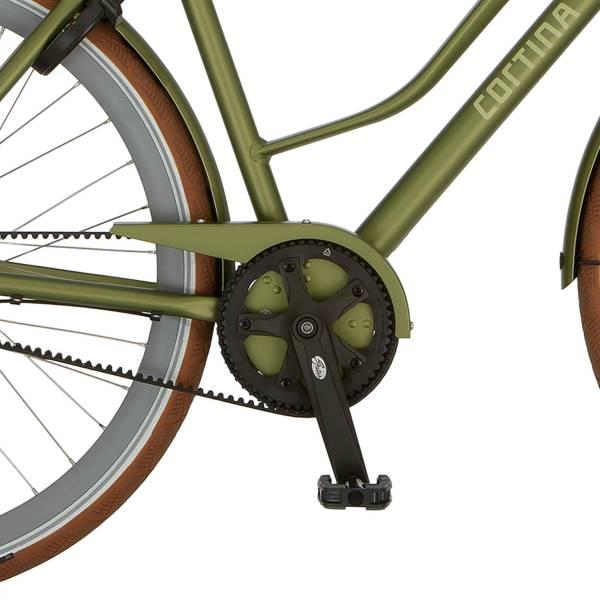 Open Chain Guard | Cortina Open Chain Guard 28" Mozzo – Matt Nutmeg Green Chain Guards Open Chain Guard