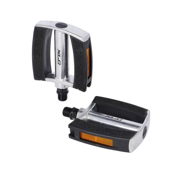 Pedals | C21 Comfort Pedals Anti-Slip – Silver/Black Pedals Pedals