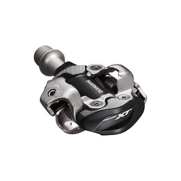 Pedals | Deore XT M8100 Pedals SPD – Black/Silver Clipless Pedals Clipless Pedals