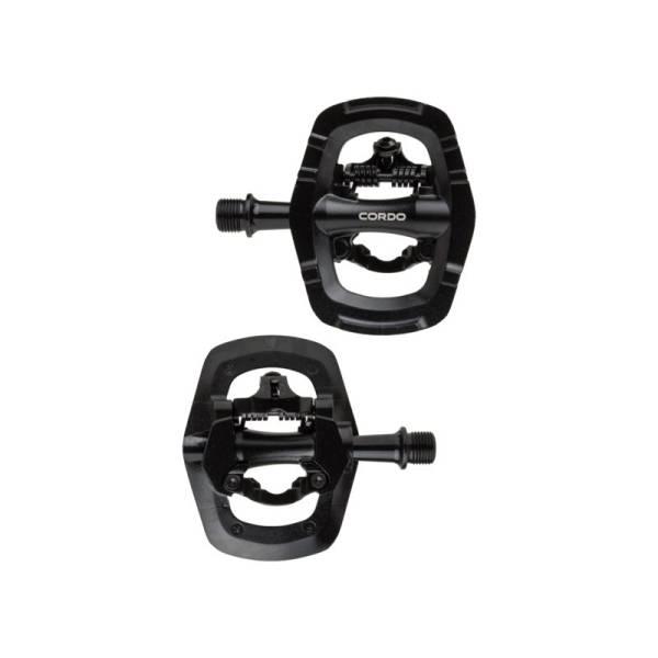 Pedals | Double Pedals SPD/Platform Aluminum – Black Pedals Pedals