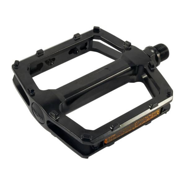 Platform Pedals | Union SP-170 Pedal 9/16" 3/32" Alu Reflective – Black Pedals Platform Pedals