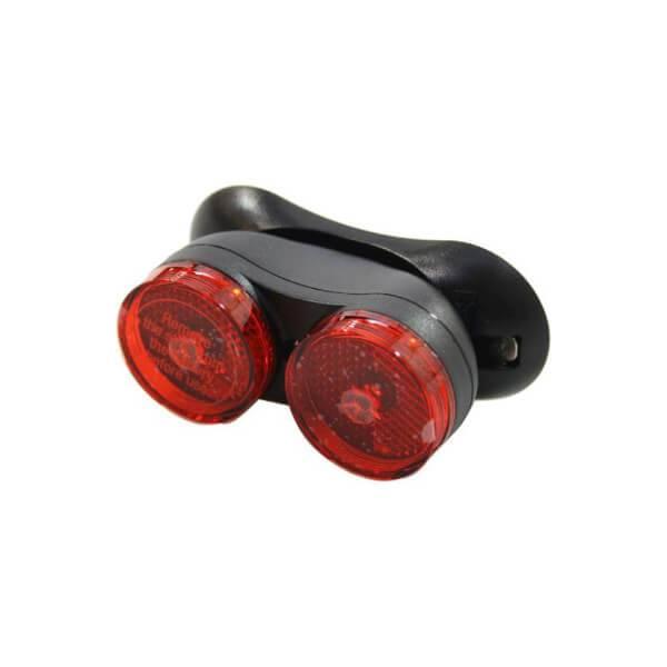 Rear Light | Ikzi Rear Light Doppel Battery Pannier Rack Assembly Bicycle Lights Rear Light