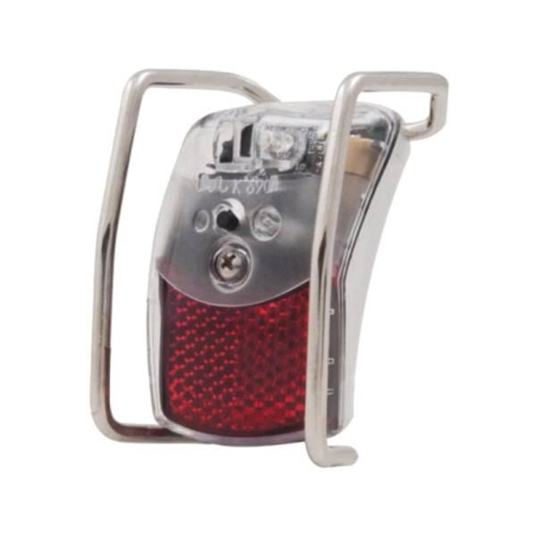 Rear Light | Rear Light Pixeo Xb Led With Chrome Guard Bracket Bicycle Lights Rear Light