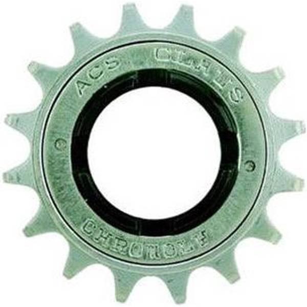 Rear Sprocket | Acs Bmx Freewheel 16T 1/8 Main-Drive Chrome Drivetrain (City) Rear Sprocket