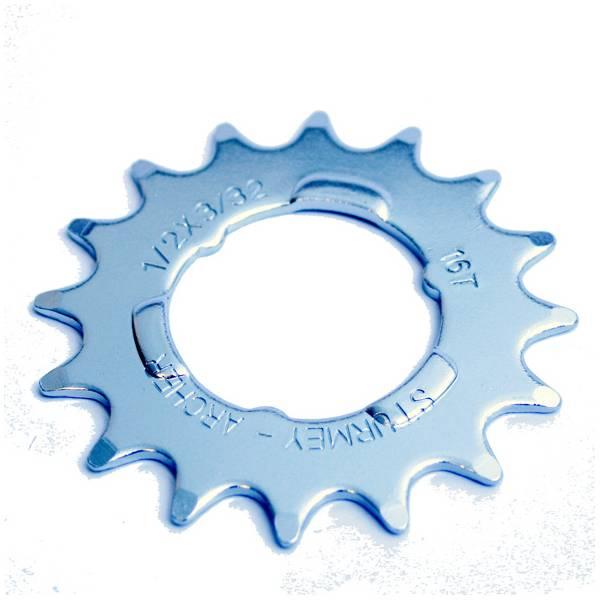 Rear Sprocket | Chain Wheel 3/32" 16 Tooth Flat Chrome Drivetrain (City) Rear Sprocket