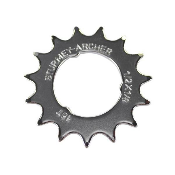 Rear Sprocket | Sprocket 15T 1/2 x 1/8 Inch Flat Drivetrain (City) Rear Sprocket