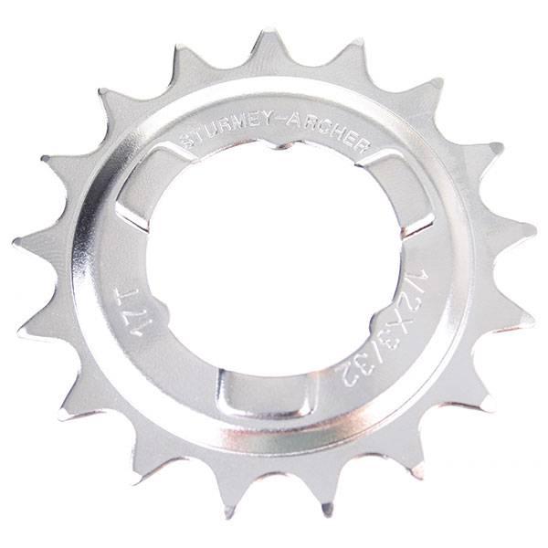 Rear Sprocket | Sprocket 17 Tooth 1/8 3/32 Chrome Drivetrain (City) Rear Sprocket