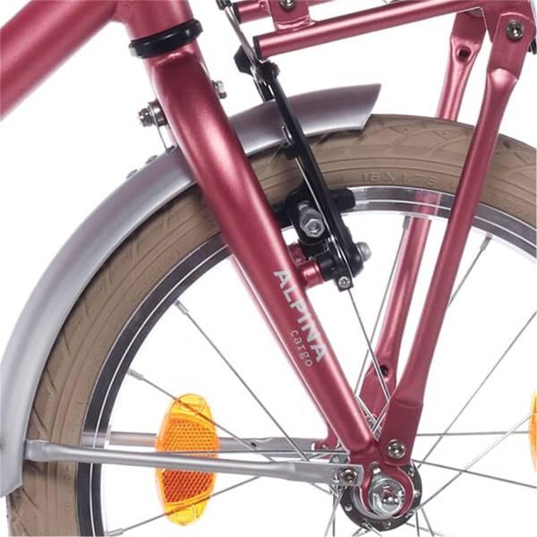 Rigid Fork | Alpina Fork 16" Cargo – Matt Berry Red Fork Rigid Fork