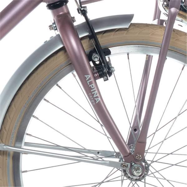 Rigid Fork | Alpina Fork 20" Cargo – Matt Wood Pink Fork Rigid Fork