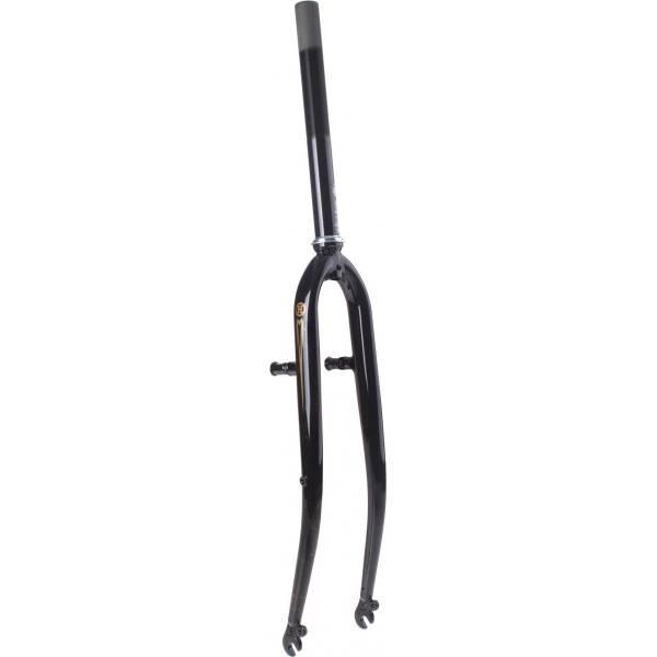 Rigid Fork | Fork 28 1 1/8 Inch Hybride With Brake Boss Black Fork Rigid Fork