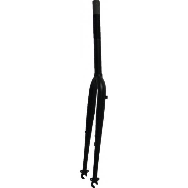 Rigid Fork | Fork 28 Inch Straight 1 Inch Mat Black Fork Rigid Fork