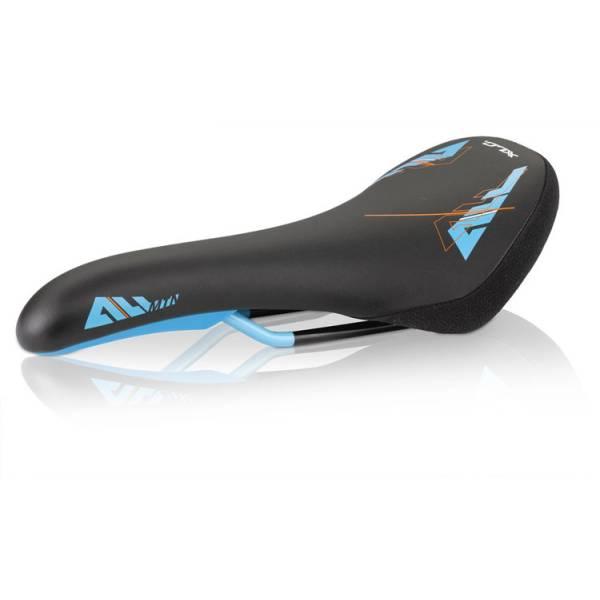 Saddle | All Mountain Bicycle Saddle – Black/Blue/Orange Bicycle Saddle Saddle