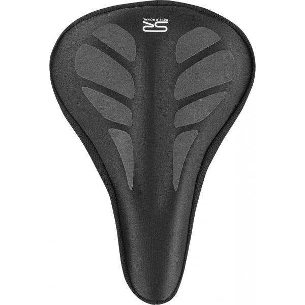 Saddle Cover | Saddle Cover Gel Anatomical Unisex Medium Black Bicycle Saddle Saddle Cover