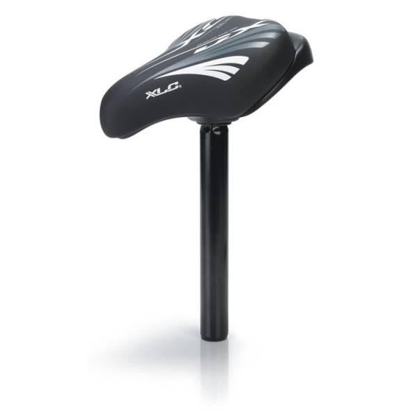 Saddle | Kids Bicycle Saddle + Seatpost – Black/Gray Bicycle Saddle Saddle