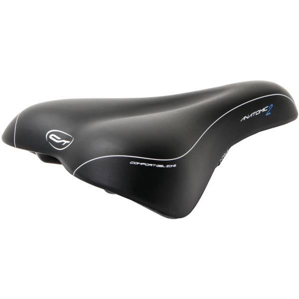 Saddle | Saddle Anatomic 2 Trekking Men Black Bicycle Saddle Saddle