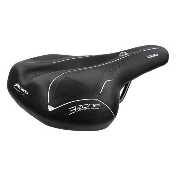 Saddle | Selle Bassano Suprema 3Zone Bicycle Saddle 185mm – Black Bicycle Saddle Saddle