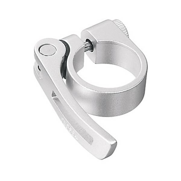 Seatpost Mounting | Seatpost Clamp with Quick Release O31.8mm – Silver Bicycle Saddle Seatpost Mounting