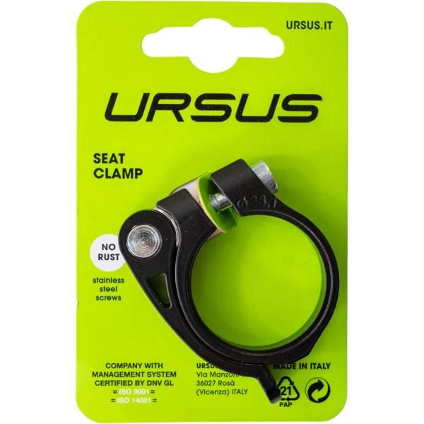 Seatpost Mounting | Ursus Seat Clamp O38.1mm With Quick Release Skewer – Black Bicycle Saddle Seatpost Mounting