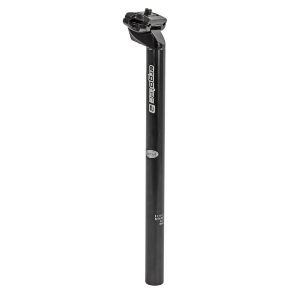 Seatpost | Seatpost O25.4 x 350mm Setback 18mm Alu – Black Bicycle Saddle Seatpost