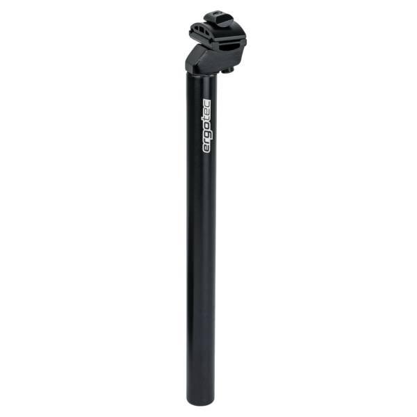 Seatpost | Seatpost O27.2 x 350mm Setback 18mm Alu – Black Bicycle Saddle Seatpost