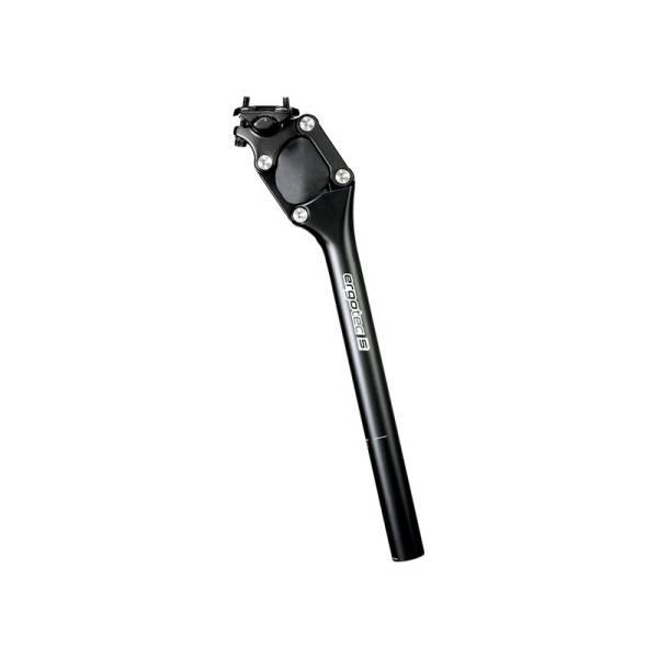 Seatpost | Suspension Seatpost 350mm O27.2 Alu – Black Bicycle Saddle Seatpost