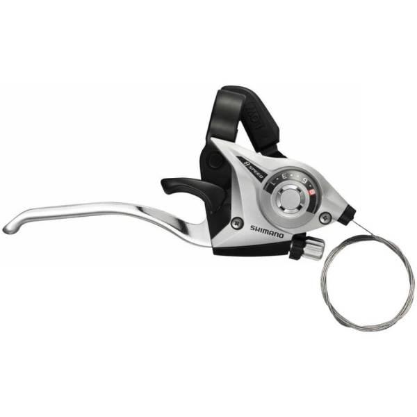 Shifters (Sport) | EF51 Brake-/Shifter 8S Right 2050mm – Silver Drivetrain (Sports Bike) Shifters (Sport)