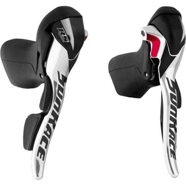 Shifters (Sport) | Sunrace RS Shifter 2 x 10S – Black/White Drivetrain (Sports Bike) Shifters (Sport)