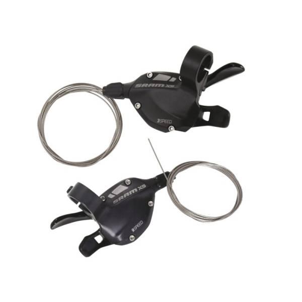 Shifters (Sport) | X5 Thumb Shifter 3x9S – Black Drivetrain (Sports Bike) Shifters (Sport)