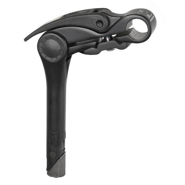 Stems | Stem Adjustable O25,4mm 180mm 0-70u00b0 – Black Handlebars Stems