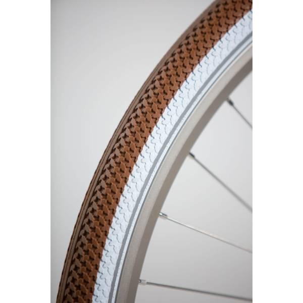 Tires | Cortina Canberra Tire 28 x 1.75" Reflective – Brown/White Tires Tires