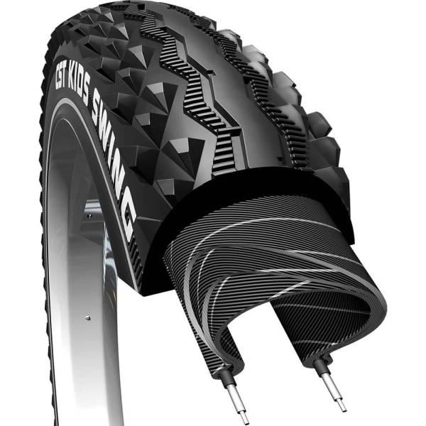 Tires | Cst Bicycle Tire 24X1.95 Mtb Black Reflection Swing Tires Tires