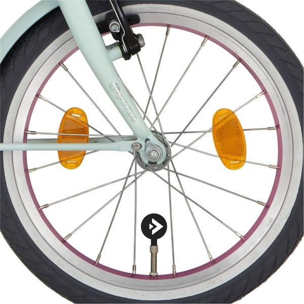 Wheels | Alpina HLQ-10A-1 18" Front Wheel – Pink/Silver Bicycle Wheels Wheels