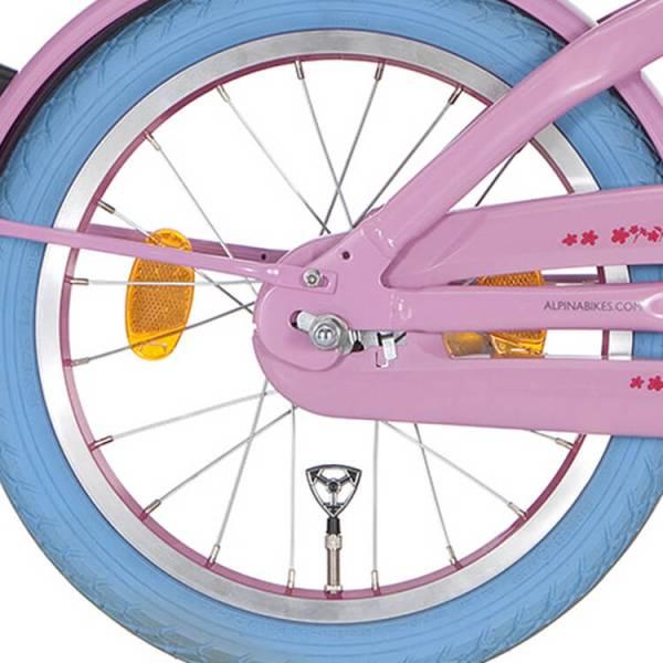 Wheels | Alpina Rear Wheel 18" Brake Hub – Pink/Silver Bicycle Wheels Wheels