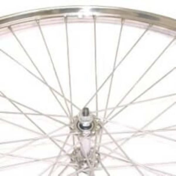 Wheels | Front Wheel 28 x 1 1/2" Inox – Silver Bicycle Wheels Wheels