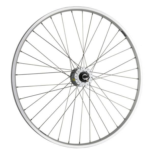 Wheels | Nexus Front Wheel 28 x 1 3/8" Hub Dynamo – Silver Bicycle Wheels Wheels