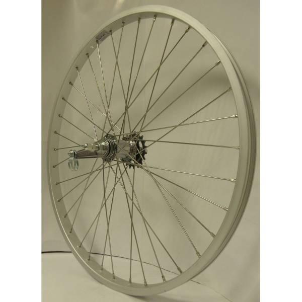 Wheels | Rear Wheel 26-1.75 Rim Alu Brake Hub–SH32/13Inox-Sil Bicycle Wheels Wheels