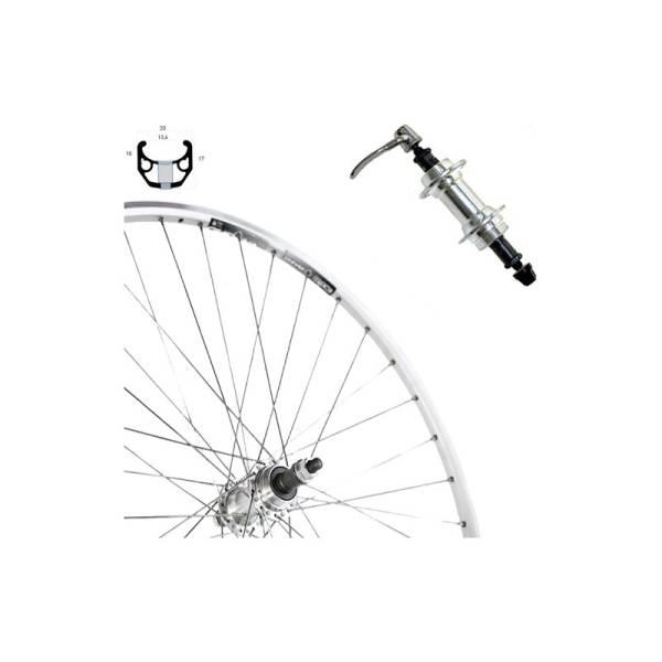 Wheels | Rear Wheel 28 x 1 Freewheel Quick Release Skewer Inox Spokes Bicycle Wheels Wheels